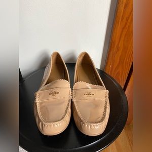 Coach patent loafers size 10